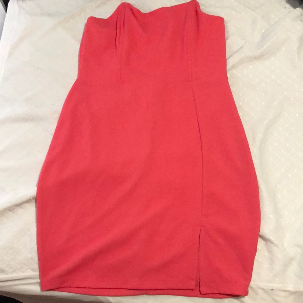 Coral dress